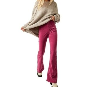 Free People Jayde Cord High Rise Flare Corduroy Pants NWOT